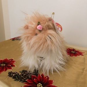 Ty Beanie Baby Tibby the Shih Tzu dog MWNMT